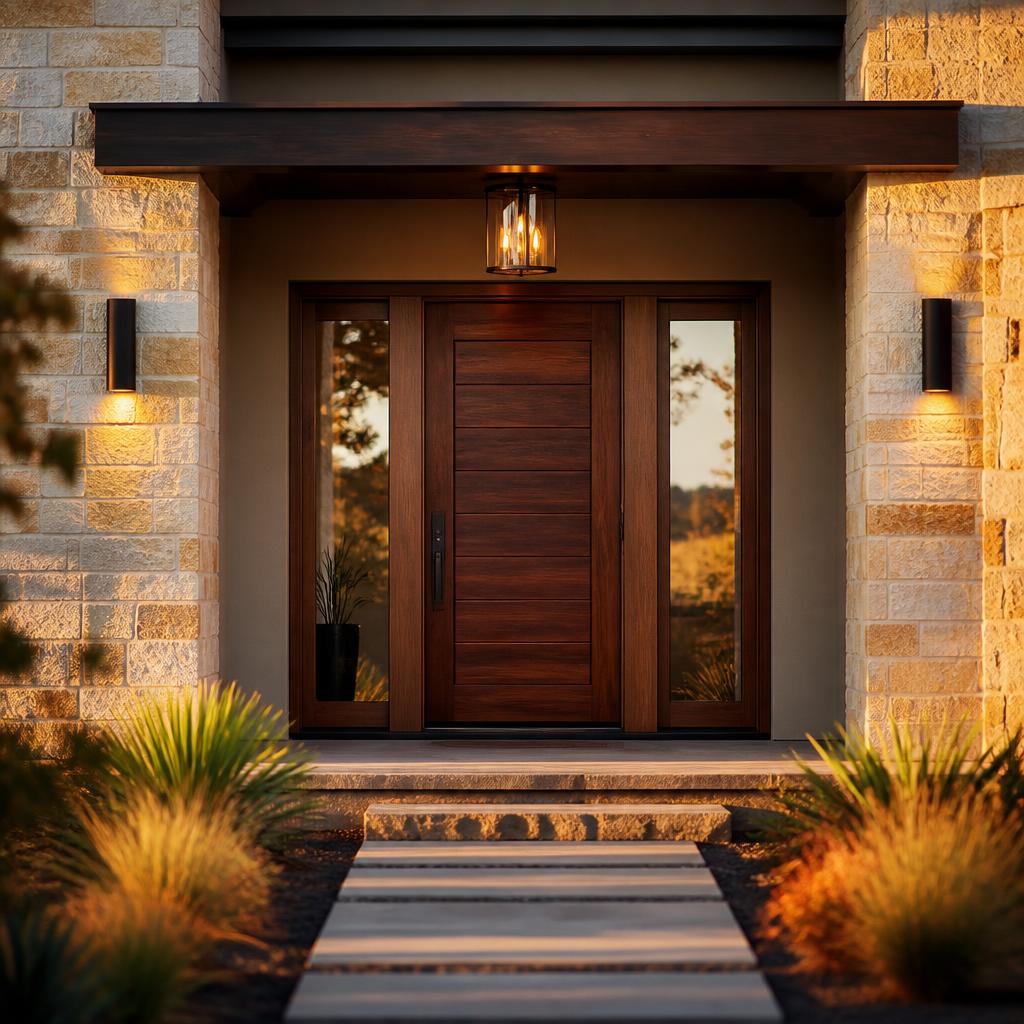 Solid Wood Doors — Ironwood Windows & Doors Texas installation