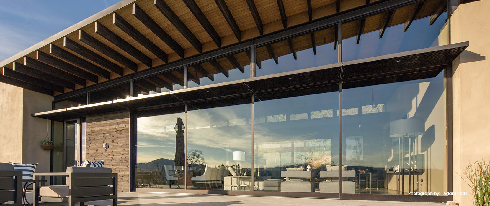 Elegant patio glass installation by Ironwood Windows & Doors